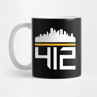 Pittsburgh Skyline 412 Mug
